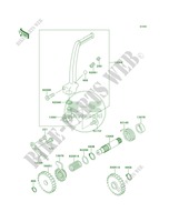 Kickstarter Mechanism pour Kawasaki KX85 2011