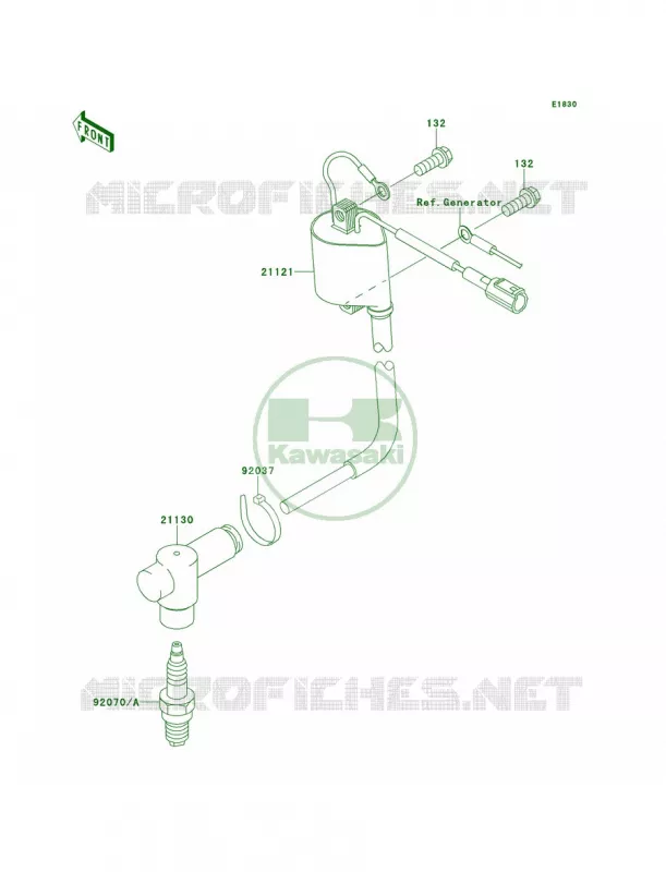 Ignition System Kawasaki MOTOS 100 2011 KX100  KX100DBF