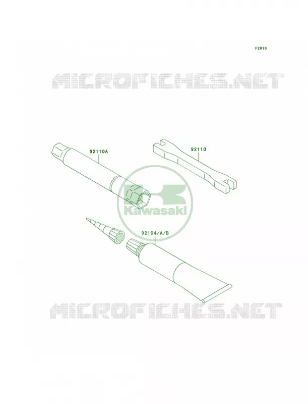 Owner's Tools Kawasaki MOTOS 450 2010 KX450F  KX450EAF
