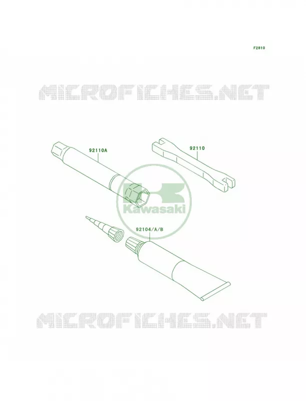 Owner's Tools Kawasaki MOTOS 250 2008 KX250F  KX250T8F