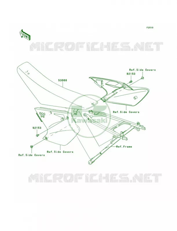Seat Kawasaki MOTOS 250 2008 KX250F  KX250T8F