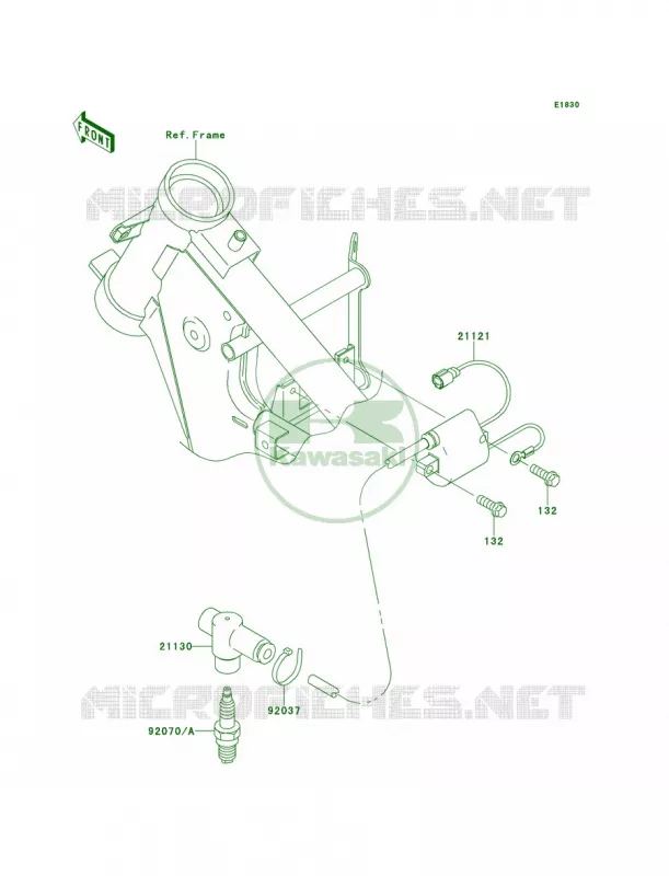Ignition System Kawasaki MOTOS 65 2010 KX65   KX65AAF