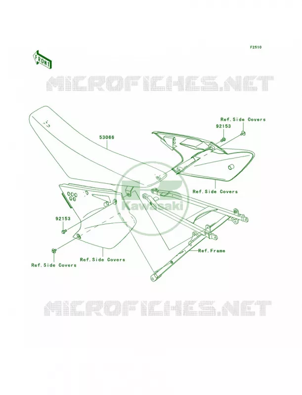 Seat Kawasaki MOTOS 250 2007 KX250F  KX250T7F