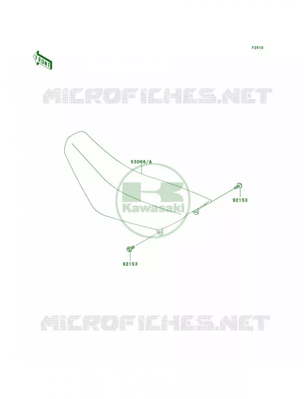 Seat Kawasaki MOTOS 65 2007 KX65  KX65A7F