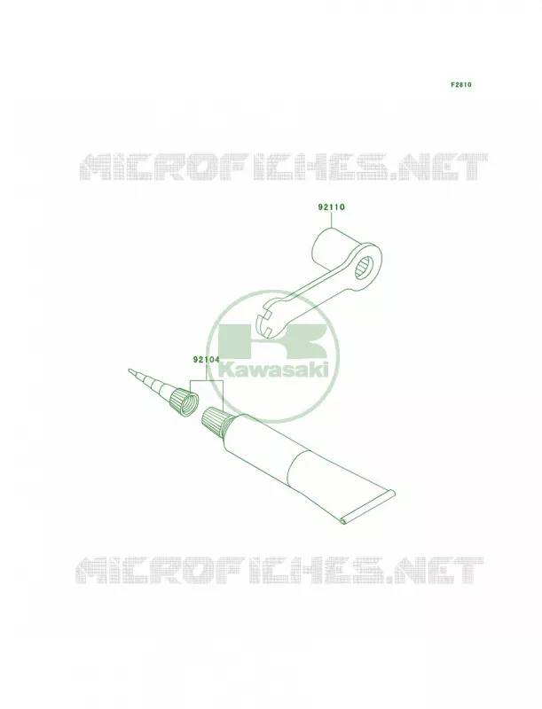 Owner's Tools Kawasaki MOTOS 85 2007 KX85  KX85A7F