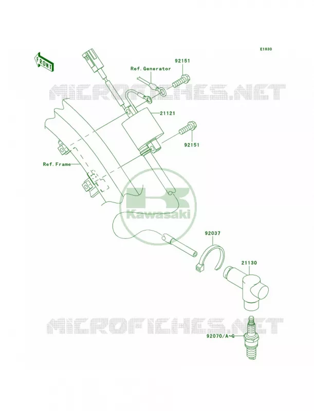 Ignition System Kawasaki MOTOS 250 2006 KX250  KX250R6F