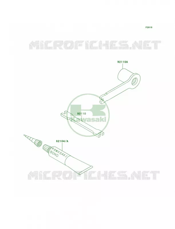 Owner's Tools Kawasaki MOTOS 250 2006 KX250  KX250R6F