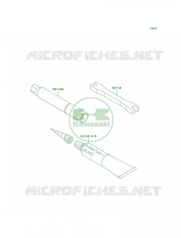 Owner's Tools Kawasaki MOTOS 450 2006 KX450F  KX450D6F