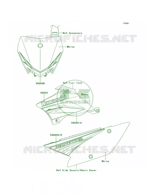 DecalsDAF Kawasaki MOTOS 110 2014 KLX110L  KLX110DEF