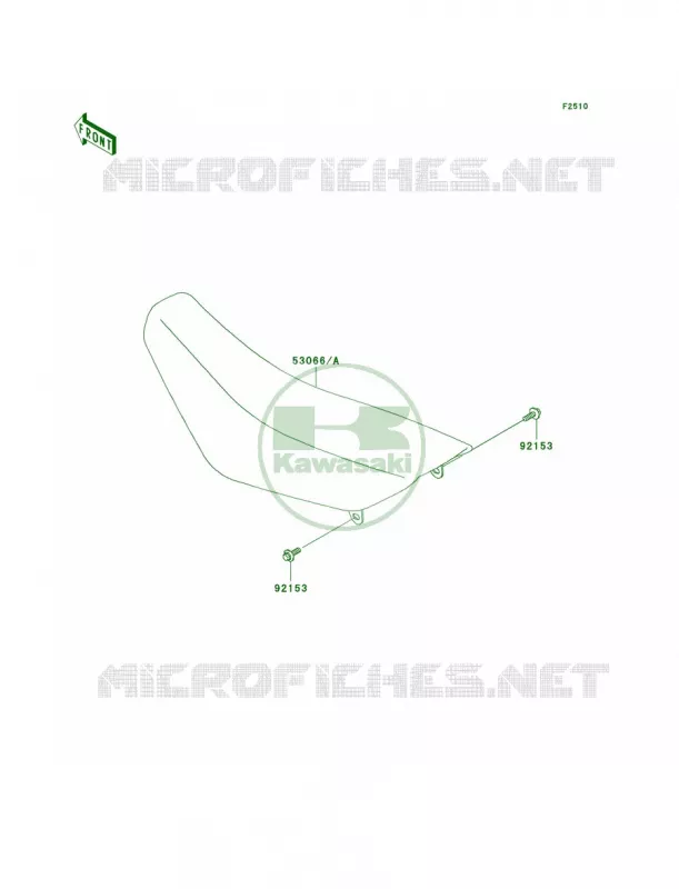 Seat Kawasaki MOTOS 65 2006 KX65  KX65A6F