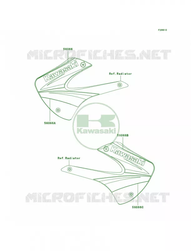DecalsD4 Kawasaki MOTOS 100 2004 KX100  KX100-D4