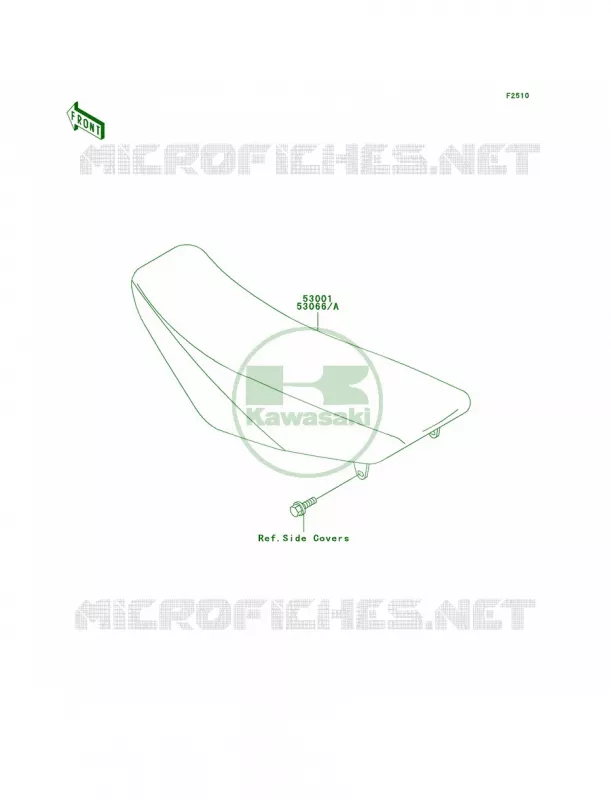 Seat Kawasaki MOTOS 100 2004 KX100  KX100-D4