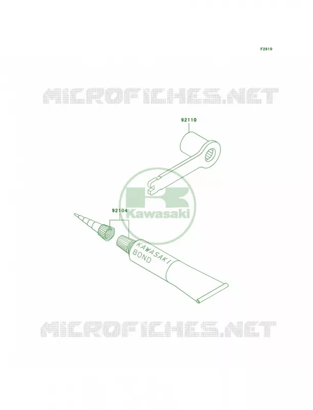 Owner's Tools Kawasaki MOTOS 125 2004 KX125  KX125-M2
