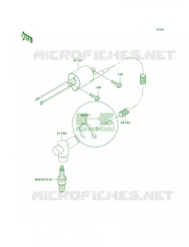 Ignition System Kawasaki MOTOS 250 2004 KX250  KX250-M2