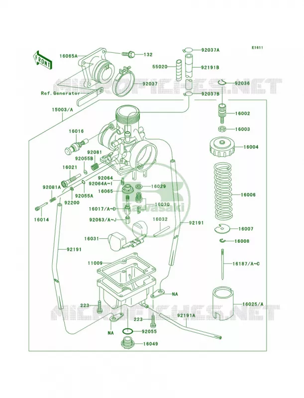 Carburetor Kawasaki MOTOS 65 2004 KX65  KX65-A5