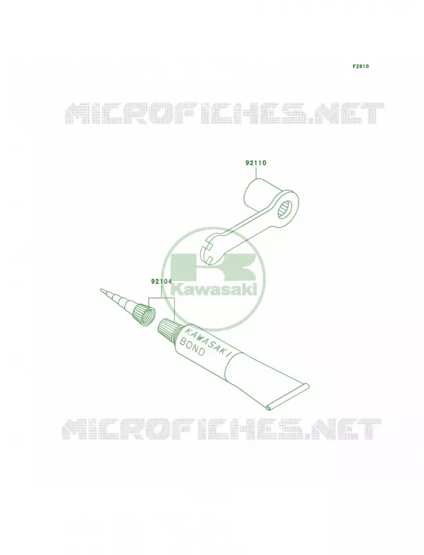 Owner's Tools Kawasaki MOTOS 65 2004 KX65  KX65-A5