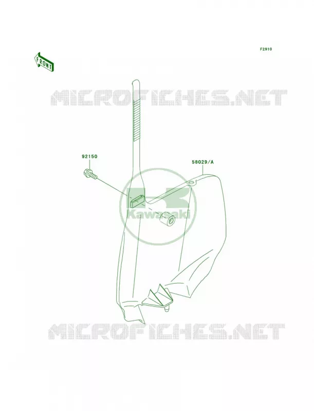 Accessory Kawasaki MOTOS 85 2004 KX85  KX85-A4