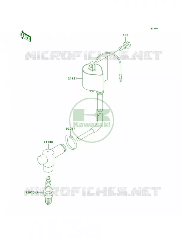 Ignition System Kawasaki MOTOS 85 2004 KX85  KX85-A4
