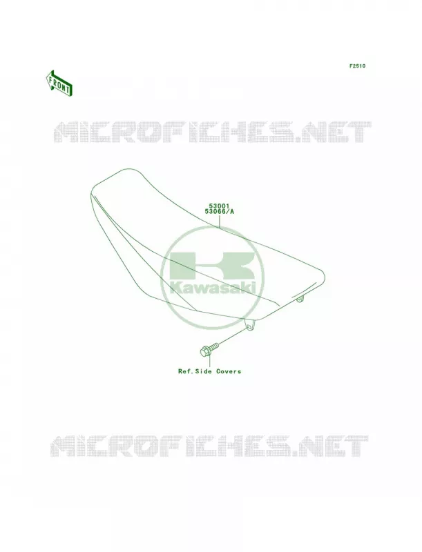 Seat Kawasaki MOTOS 100 2003 KX100  KX100-D3