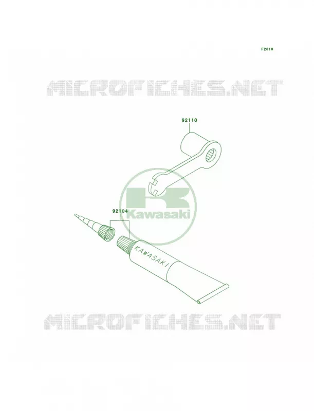 Owner's Tools Kawasaki MOTOS 85 2003 KX85  KX85-A3