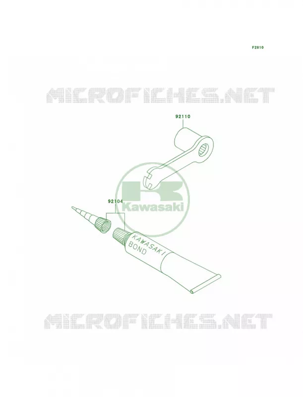 Owner's Tools Kawasaki MOTOS 65 2002 KX65  KX65-A3