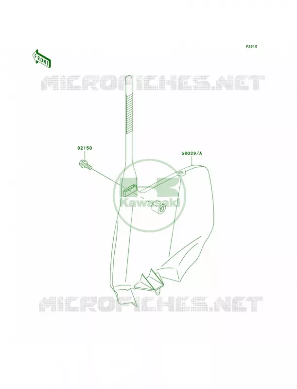 Accessory Kawasaki MOTOS 100 2001 KX100  KX100-D1