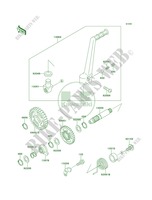 Kickstarter Mechanism pour Kawasaki KX125 2001