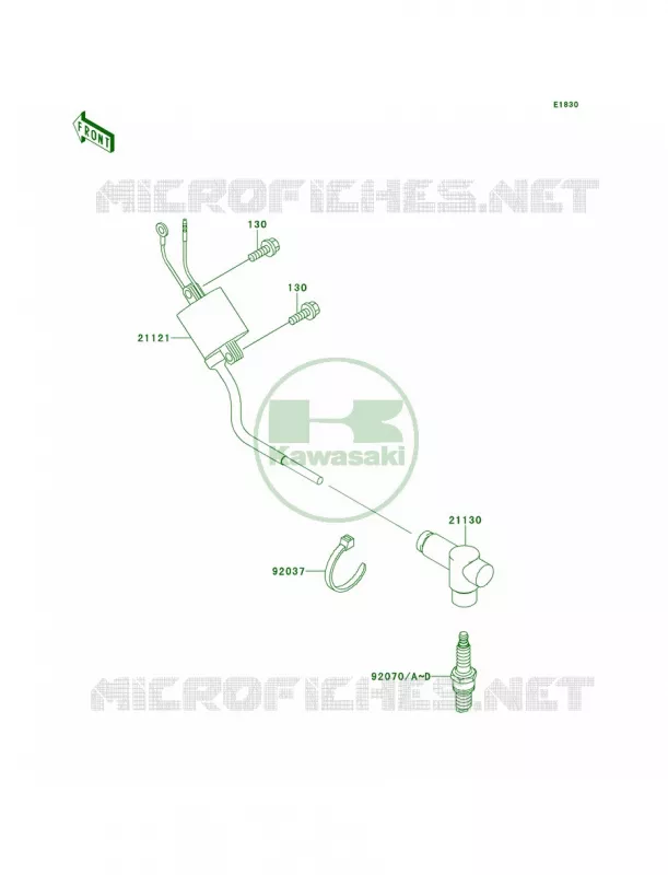 Ignition System Kawasaki MOTOS 250 2001 KX250  KX250-L3