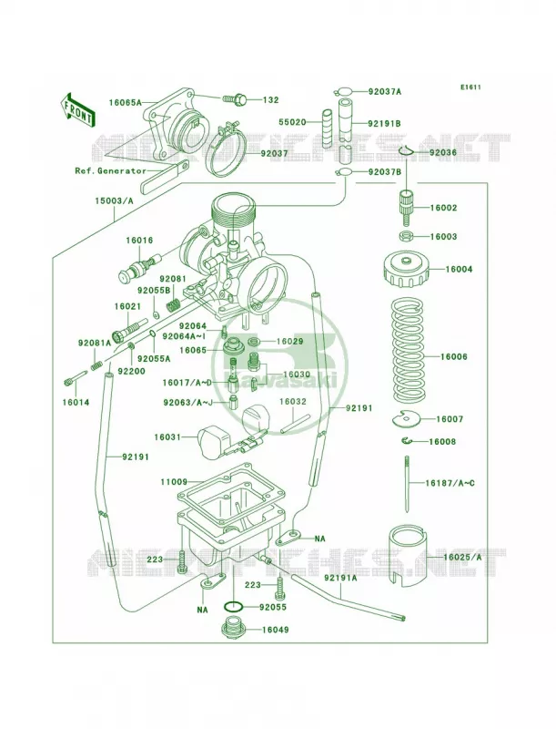 Carburetor Kawasaki MOTOS 65 2001 KX65  KX65-A2