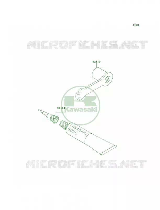 Owner's Tools Kawasaki MOTOS 100 2000 KX100  KX100-C3