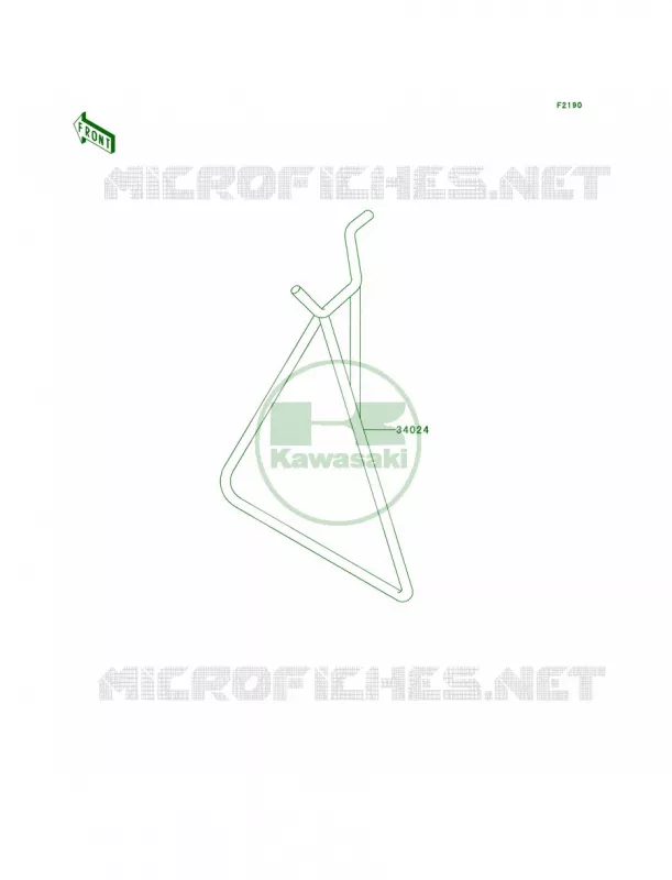 Stands Kawasaki MOTOS 125 2000 KX125  KX125-L2