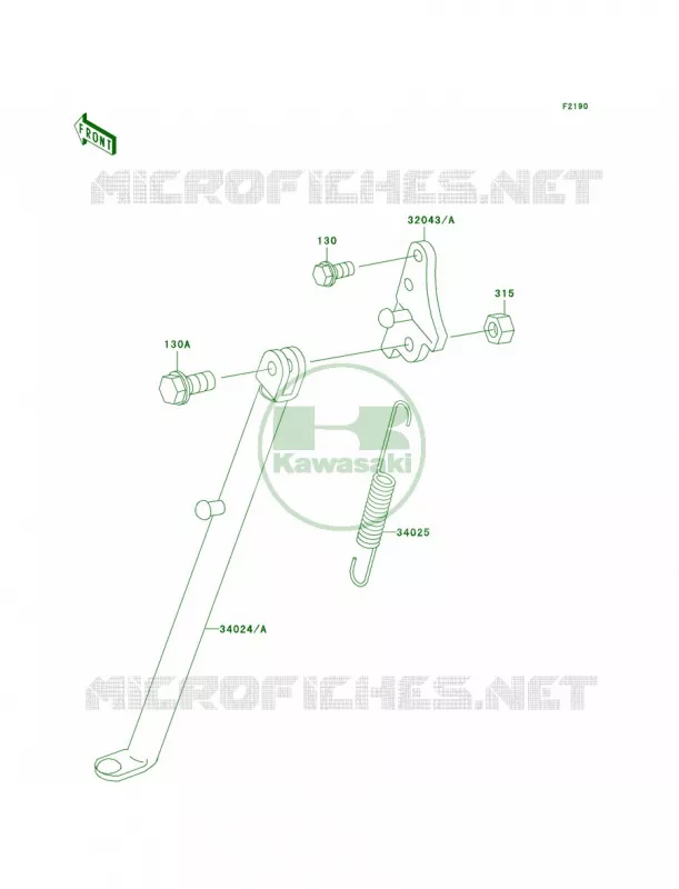Stands Kawasaki MOTOS 60 2000 KX60  KX60-B16
