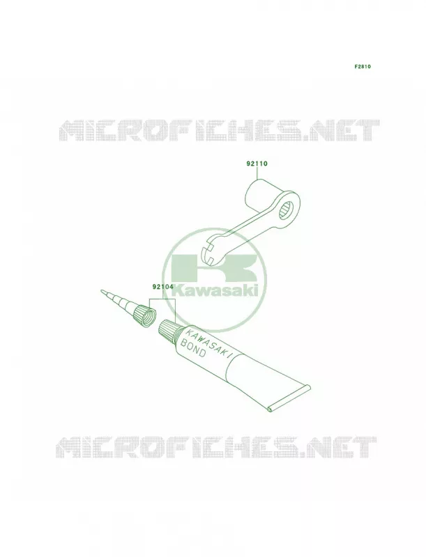 Owner's Tools Kawasaki MOTOS 100 1999 KX100  KX100-C2