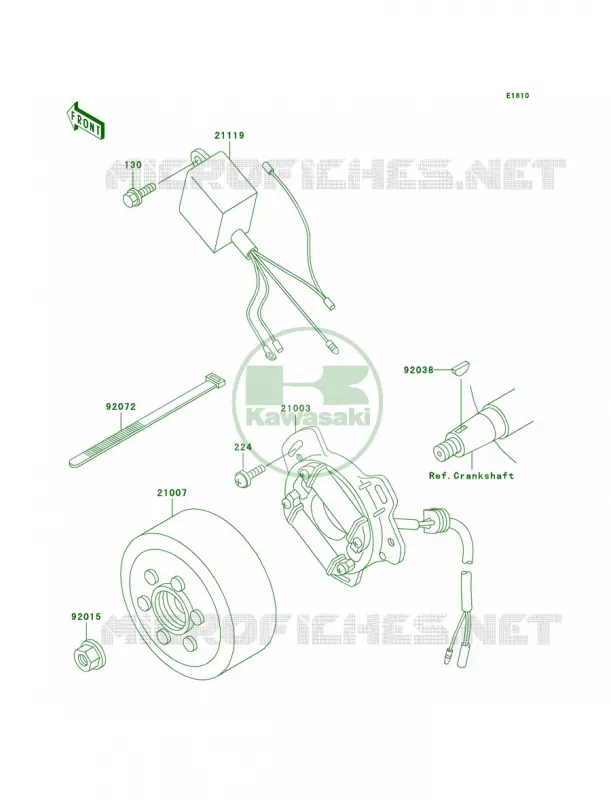 Generator Kawasaki MOTOS 60 1999 KX60  KX60-B15