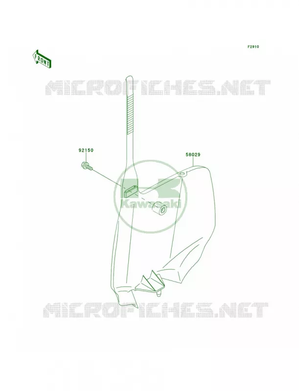 Accessory Kawasaki MOTOS 100 1998 KX100  KX100-C1