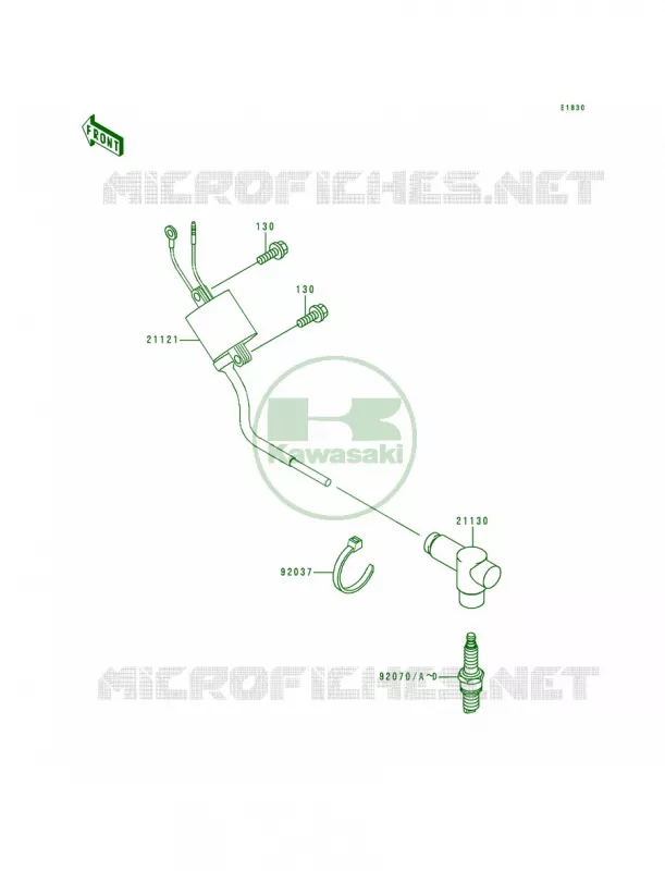Ignition System Kawasaki MOTOS 250 1998 KX250  KX250-K5