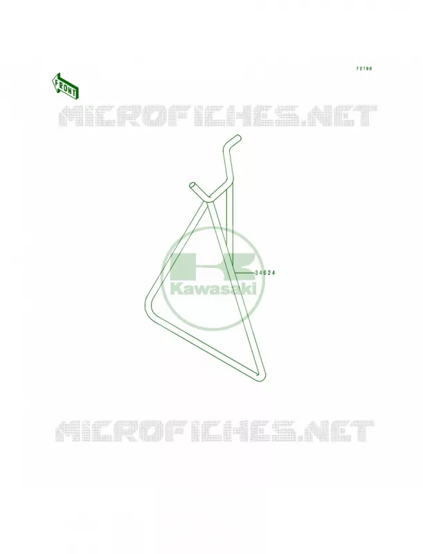 Stands Kawasaki MOTOS 125 1997 KX125  KX125-K4