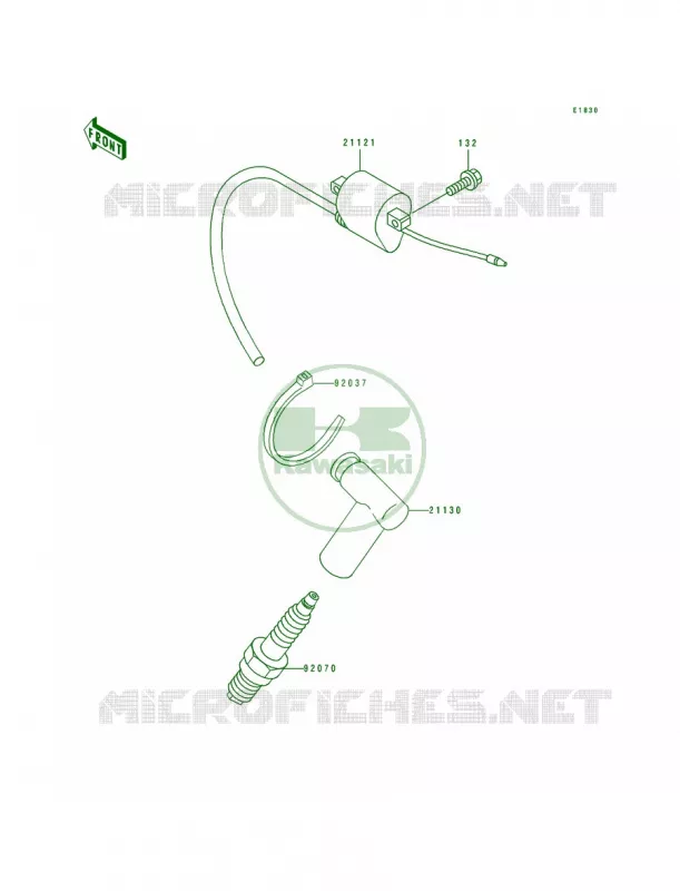 Ignition System Kawasaki MOTOS 100 1995 KX100  KX100-B5
