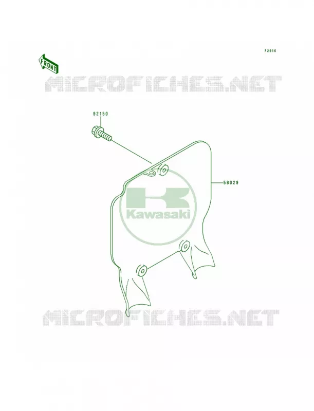 Accessory Kawasaki MOTOS 125 1995 KX125  KX125-K2