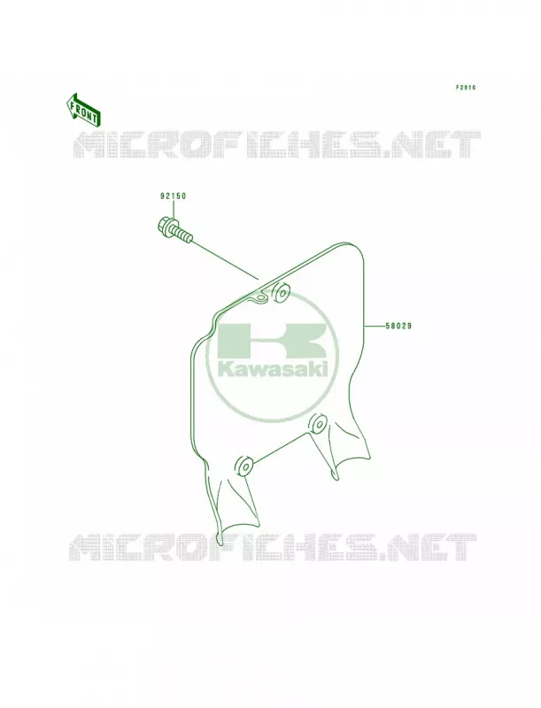 Accessory Kawasaki MOTOS 250 1995 KX250  KX250-K2