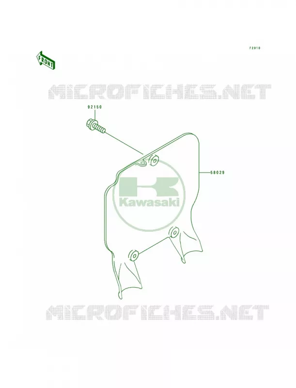 Accessory Kawasaki MOTOS 125 1993 KX125  KX125-J2
