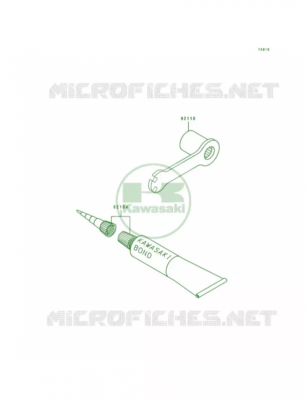 Tool Kawasaki MOTOS 125 1991 KX125  KX125-H2