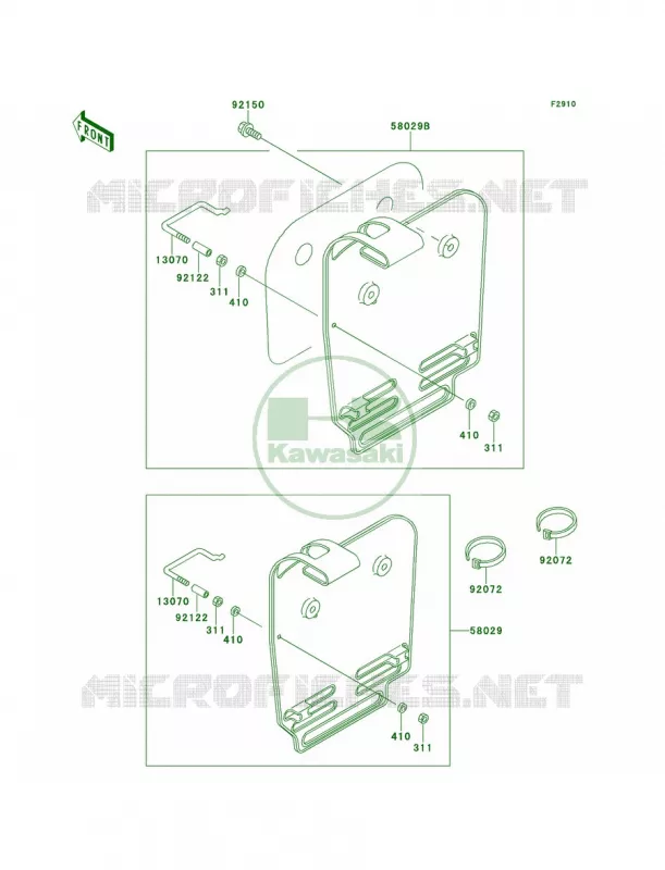 Accessory Kawasaki MOTOS 60 1991 KX60  KX60-B7
