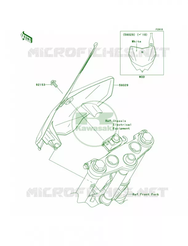 Accessory Kawasaki MOTOS 140 2008 KLX140  KLX140A8F