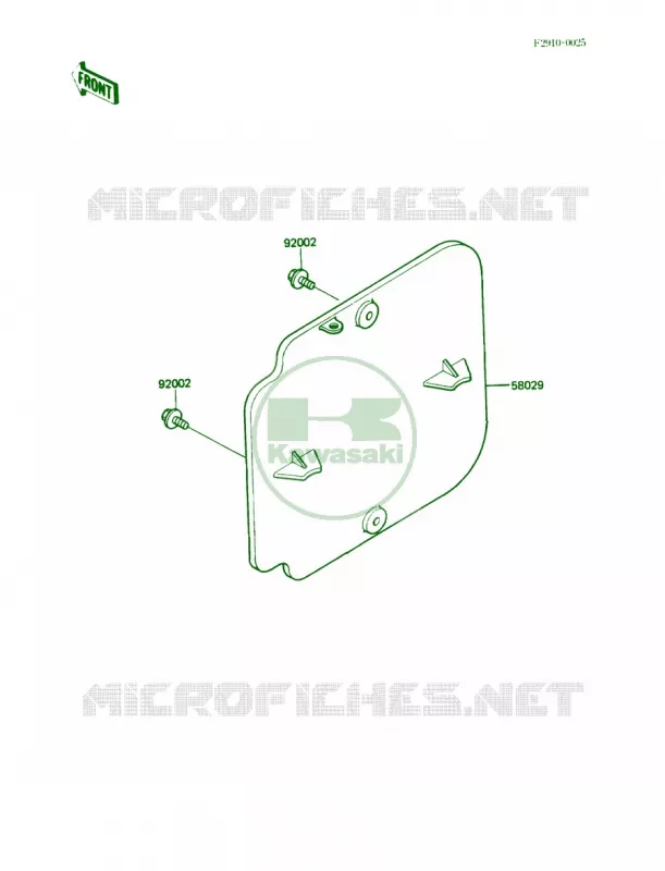 Accessory Kawasaki MOTOS 500 1988 KX500  KX500-D1