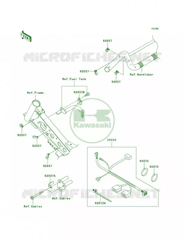 Chassis Electrical Equipment Kawasaki MOTOS 110 2007 KLX110  KLX110A7F