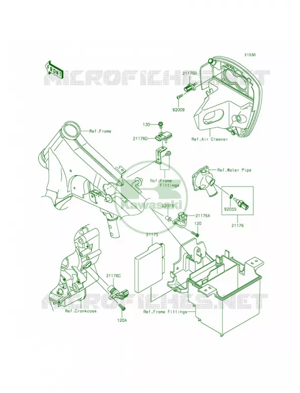 Fuel Injection Kawasaki MOTOS 900 2015 Vulcan 900 Classic LT  VN900DFF