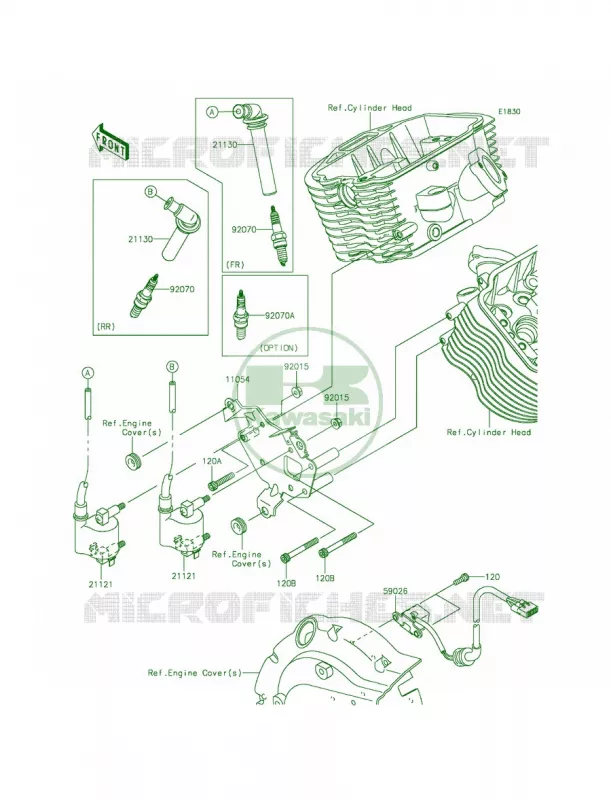 Ignition System Kawasaki MOTOS 900 2014 Vulcan 900 Classic LT  VN900DEF