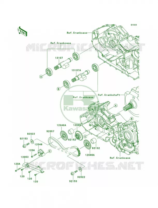 Balancer Kawasaki MOTOS 1700 2014 Vulcan 1700 Voyager ABS  VN1700BEF