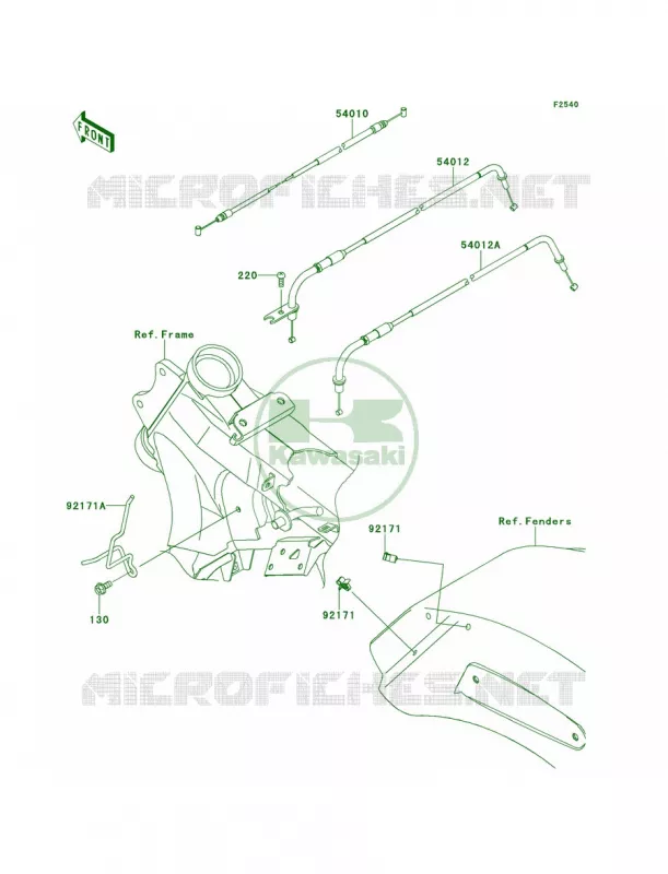 Cables Kawasaki MOTOS 1700 2014 Vulcan 1700 Voyager ABS  VN1700BEF